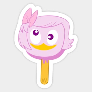 Ducktales Webby  Vanderquack Ice cream Sticker